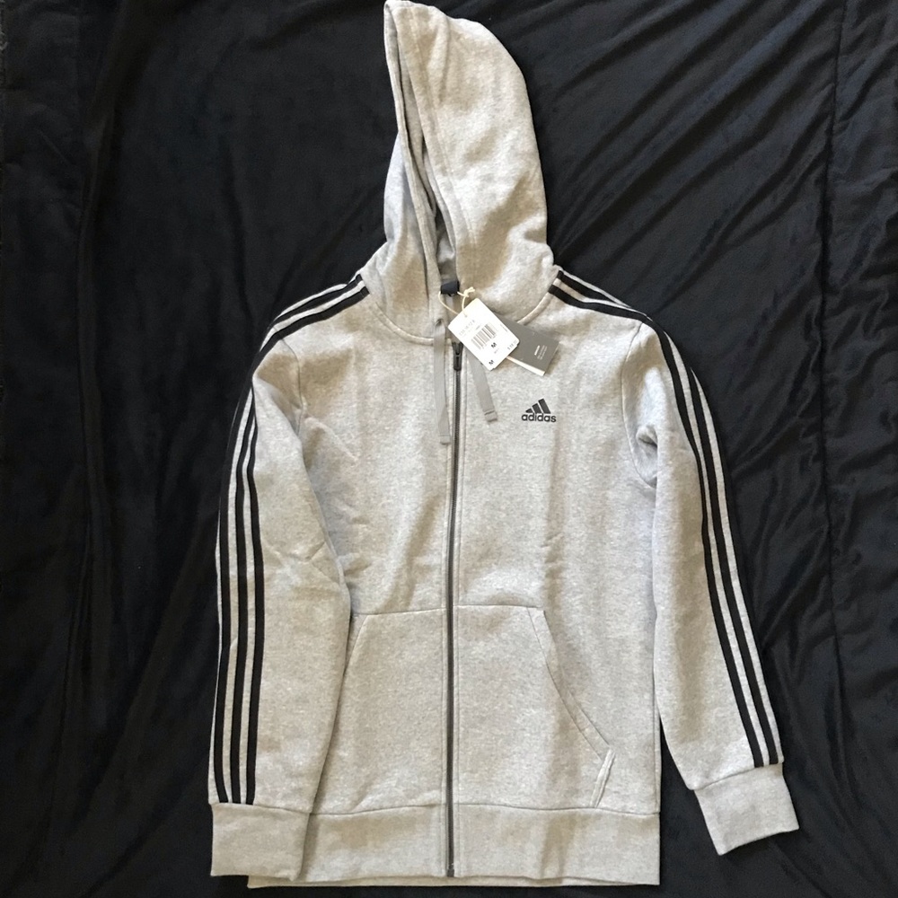 Gray adidas sweater